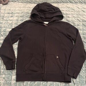 Abercrombie Kids Black Zip-Up Hoodie
